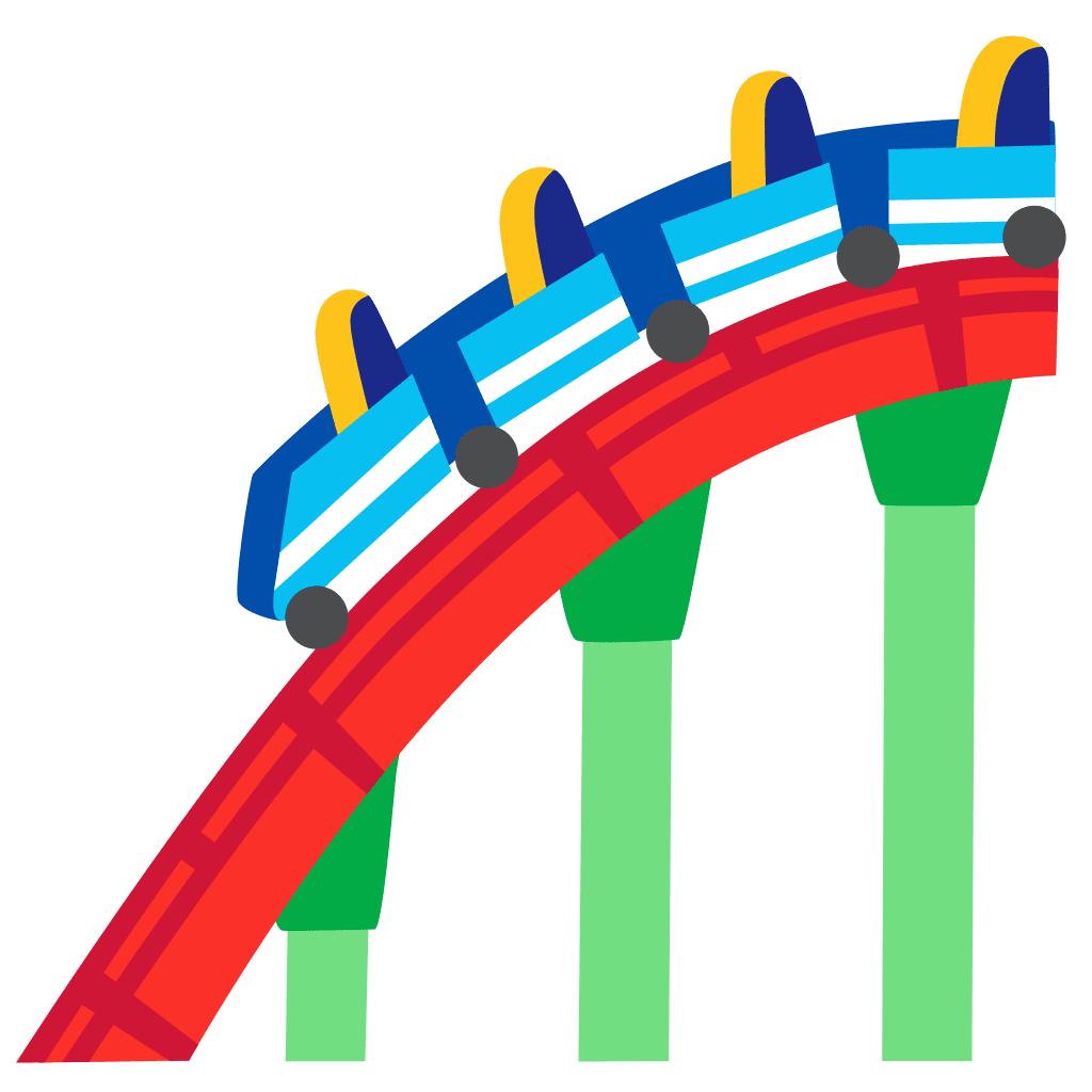 Roller coaster emoji clipart free