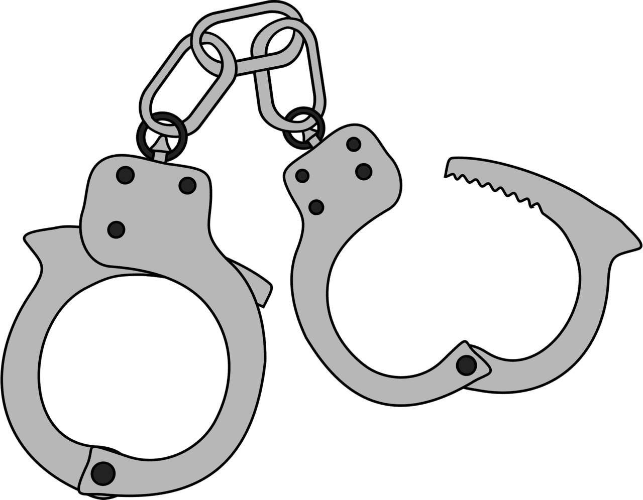 Handcuffs vector clipart images 3