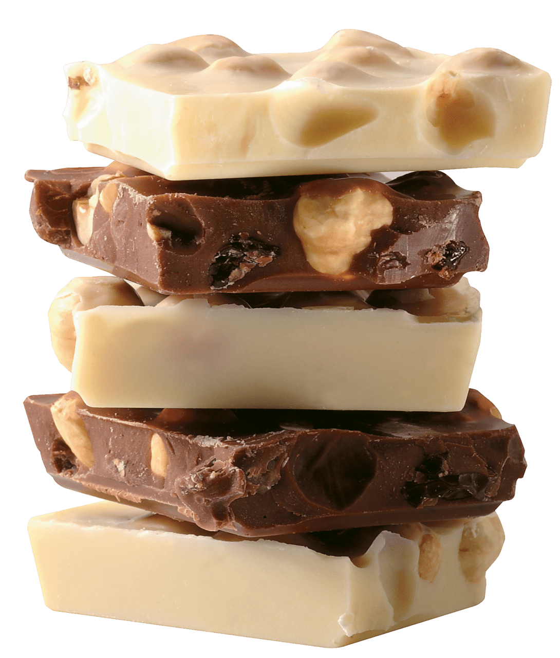 White and dark chocolate bars picture clipart