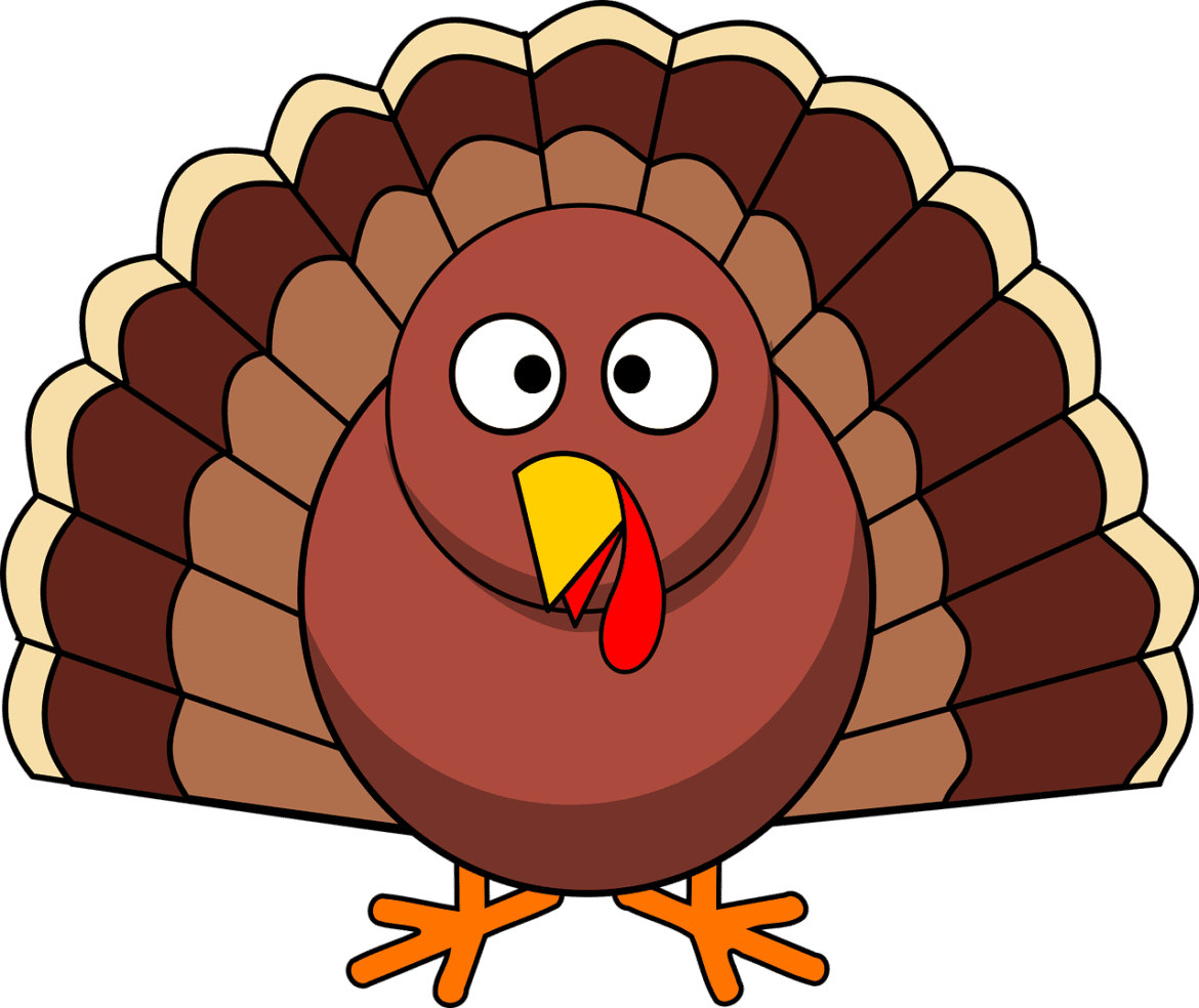 Cute turkey cartoon town of pelham library clipart background