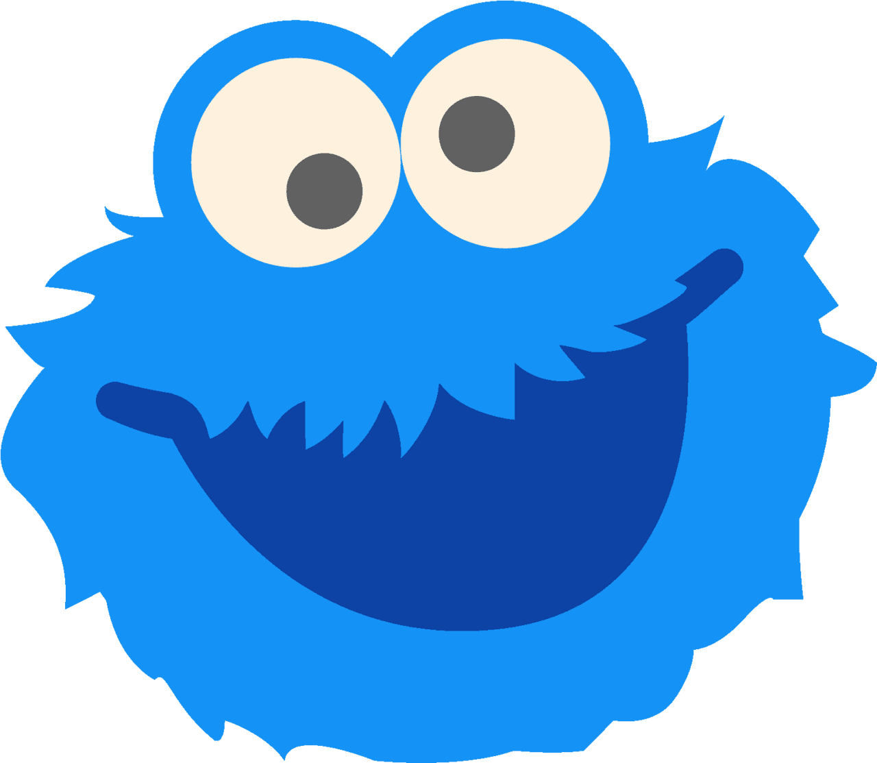 Cookie monster clipart well known logo