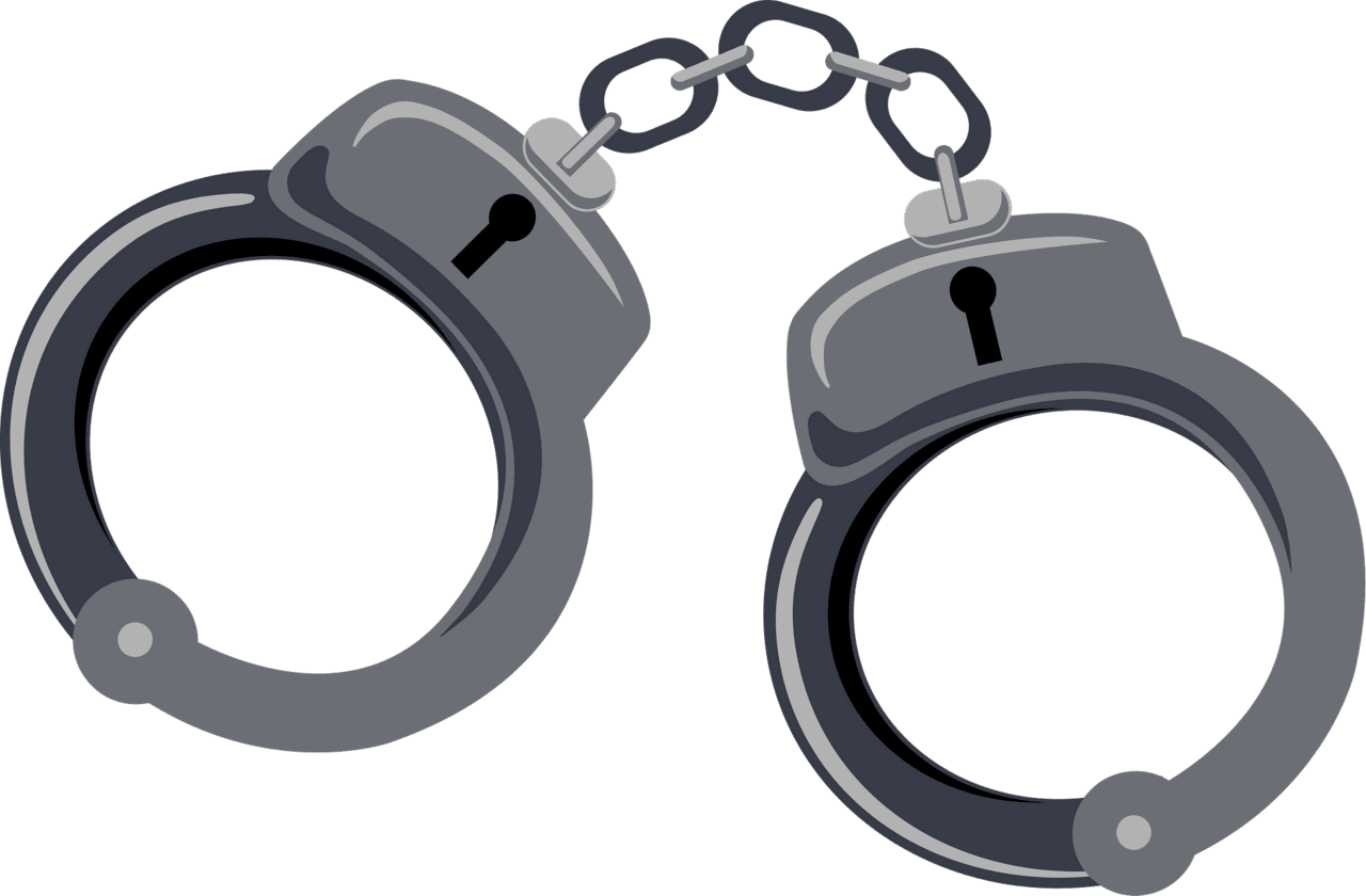 Handcuffs vector clipart images 2