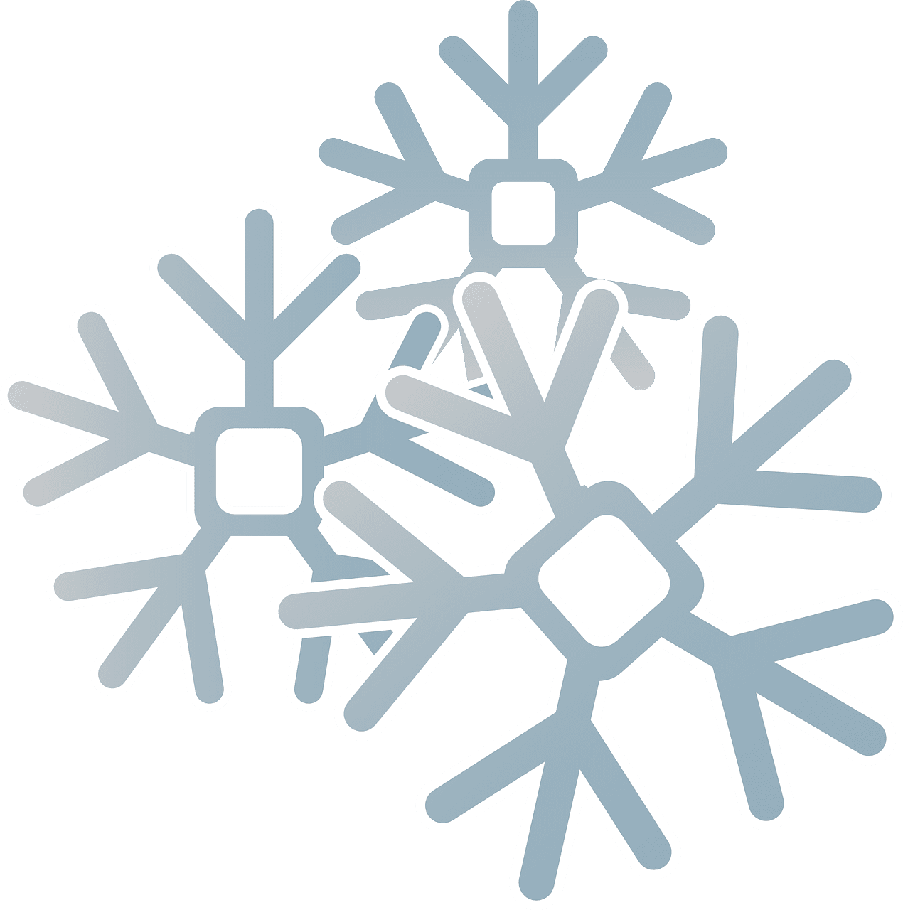 Snowfall icy vector art graphics clipart