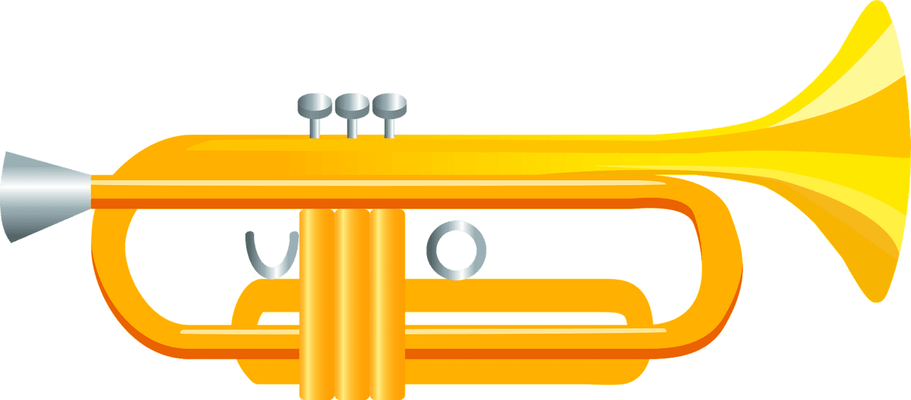 Trumpet vector clipart images 3