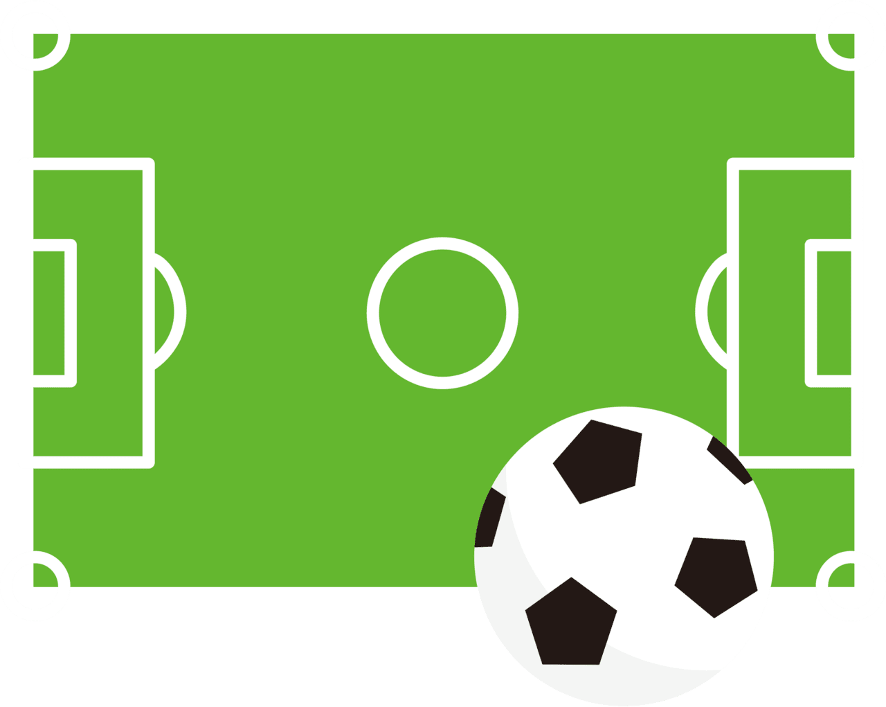 Football field vector clipart images 5