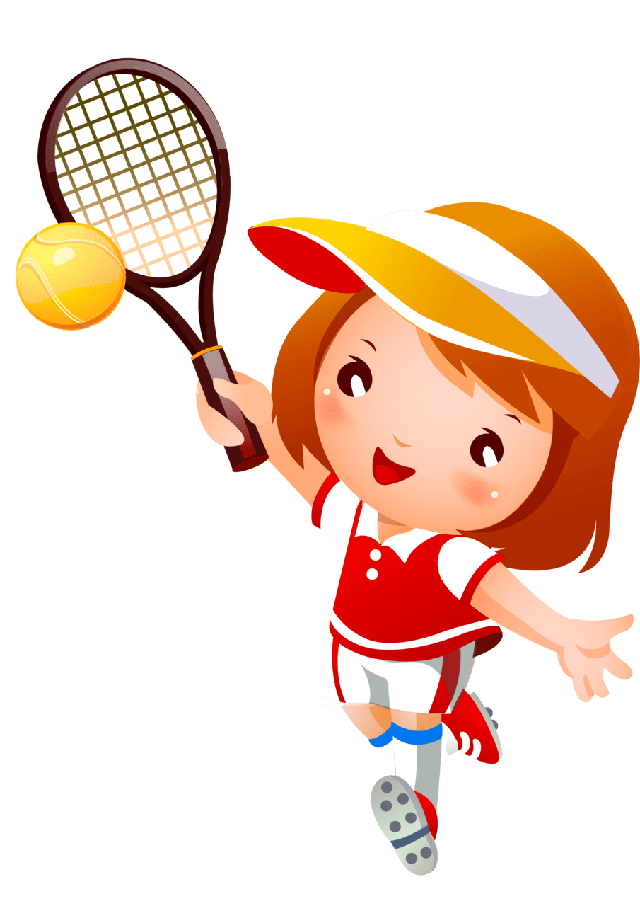 Tennis racket pin page clipart photo 3