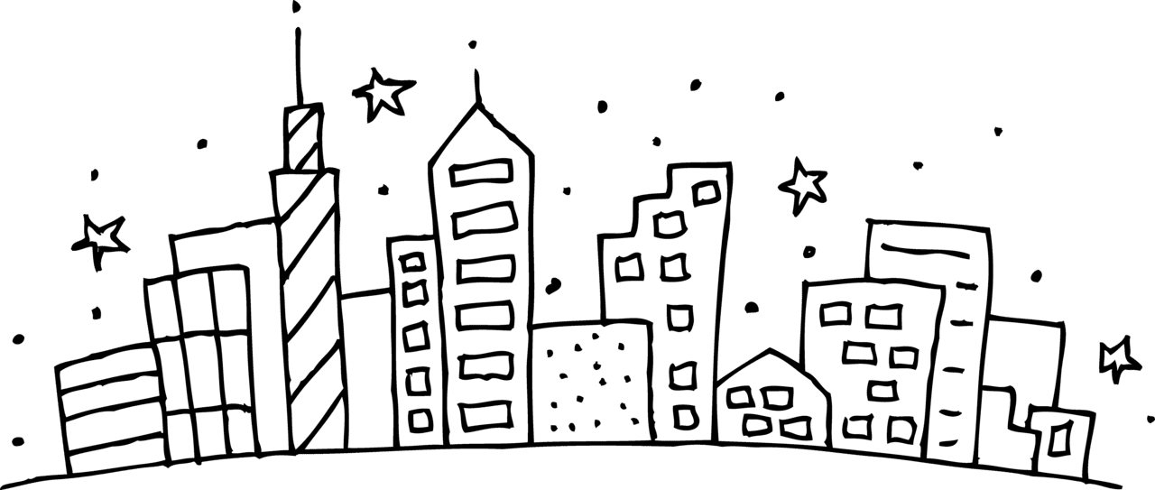 City pin page clipart free