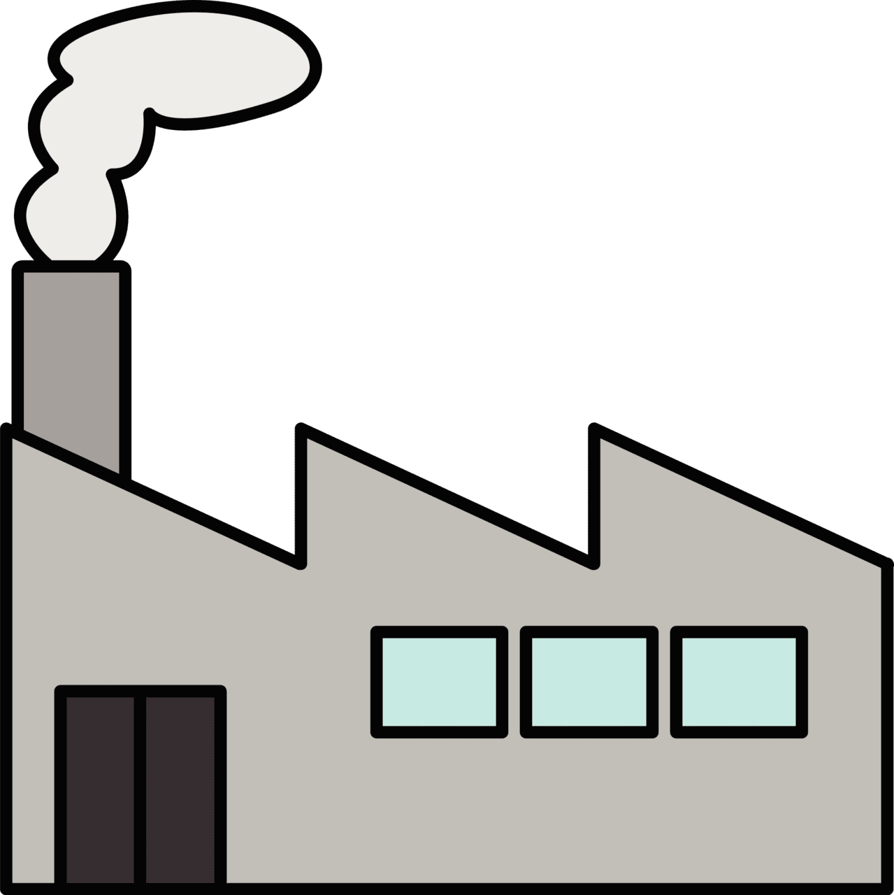 Factory industry vector clipart images 5