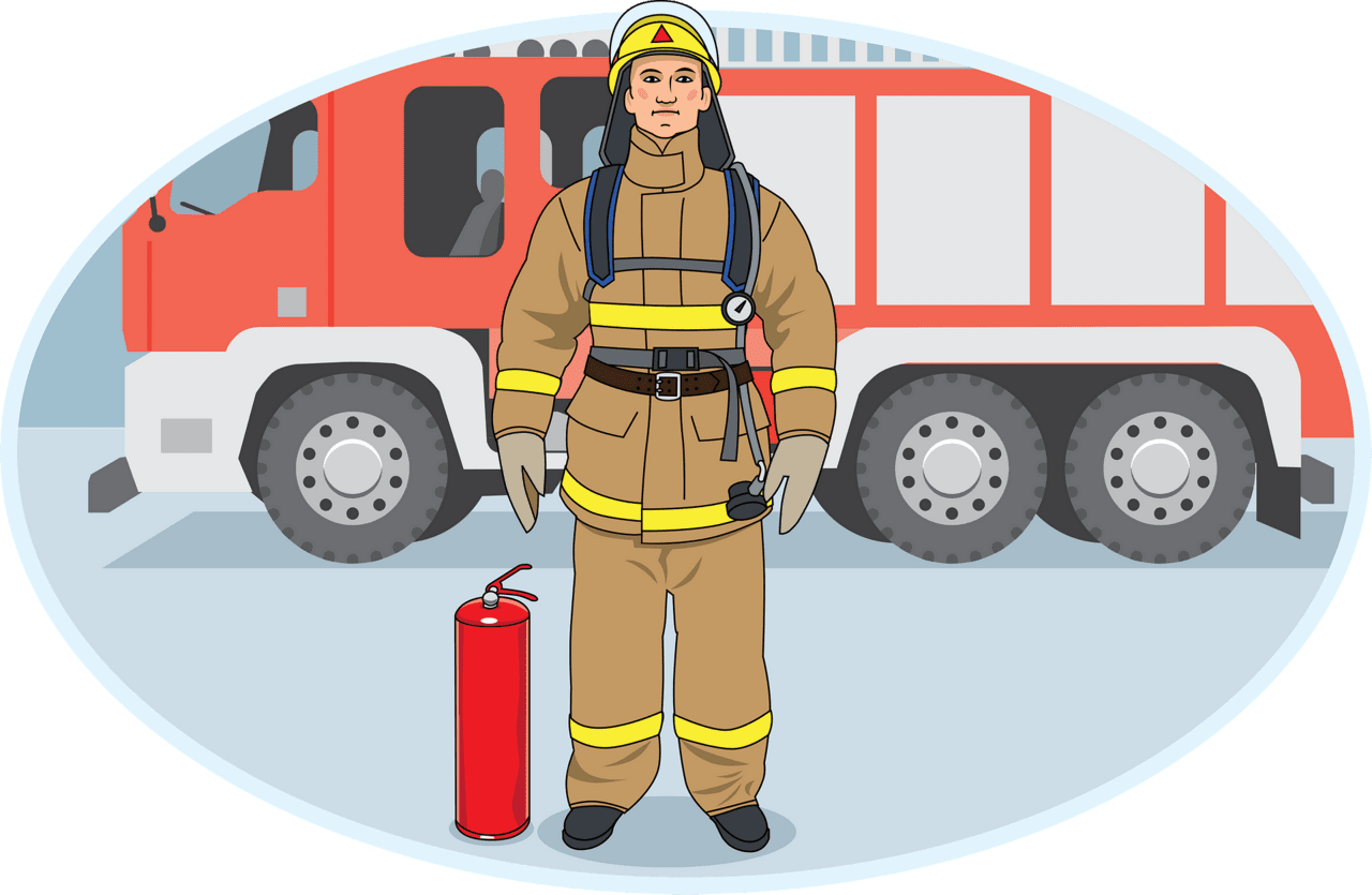 Fire fighter firefighter vector clipart images 5