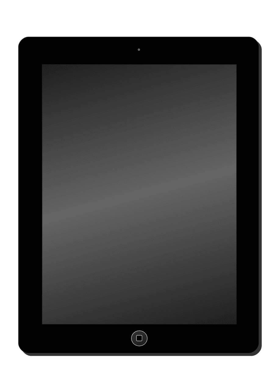 Ipad tablet vector clipart images 3