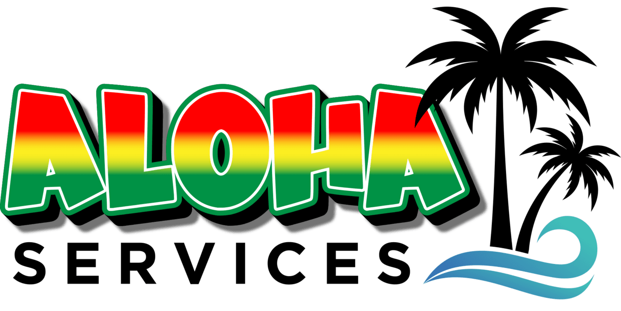 Hawaii lawn care aloha landscape services clipart image