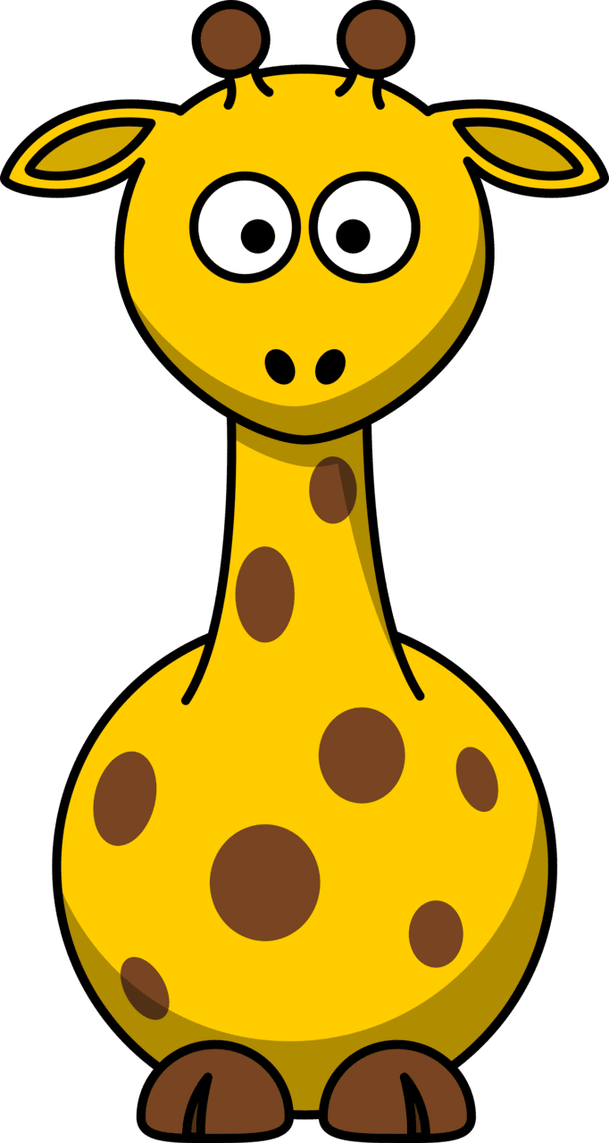 Cute animal cartoon draw clipart vector