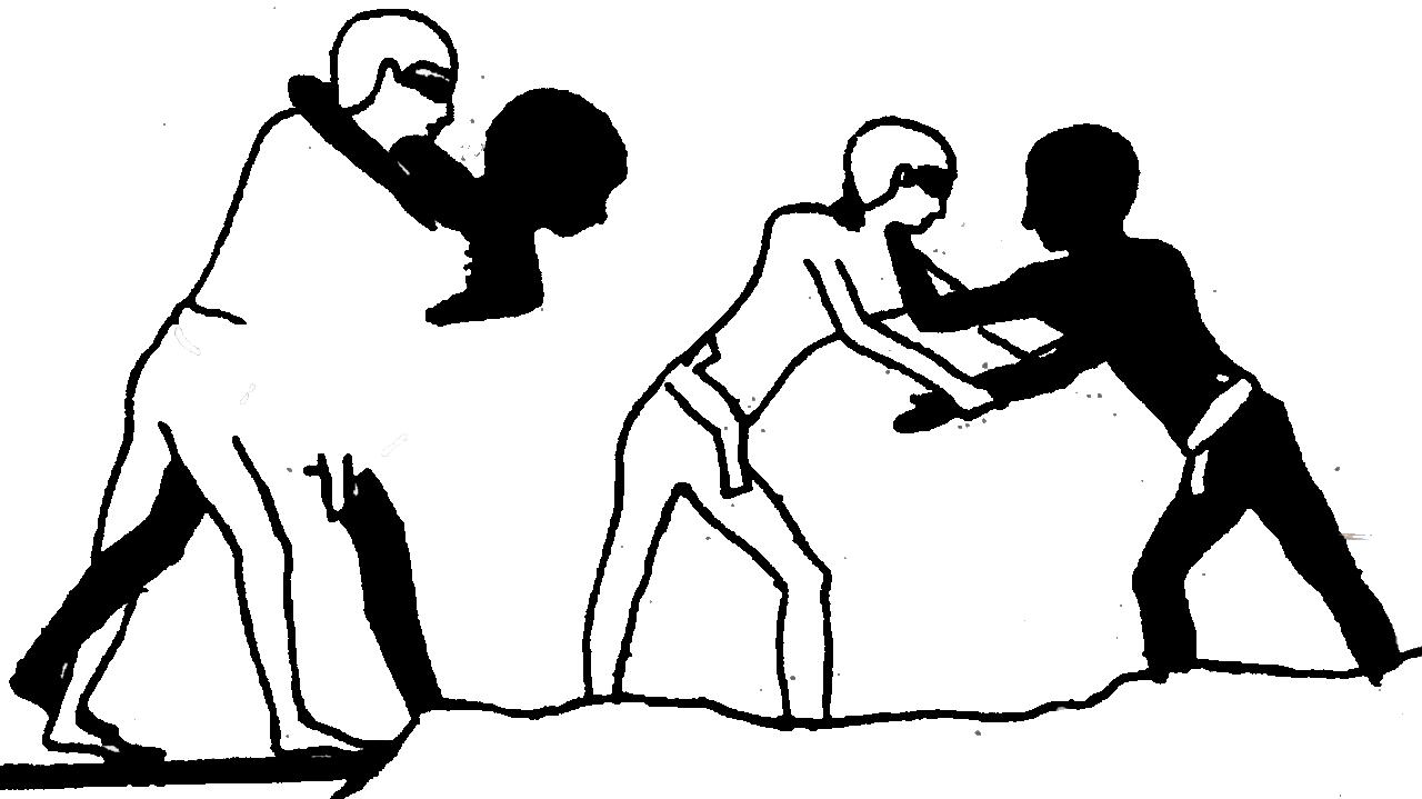 Wrestling pin page clipart background