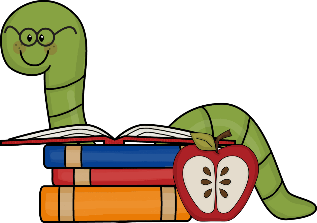 Stack of books wel to picture book lessons clipart