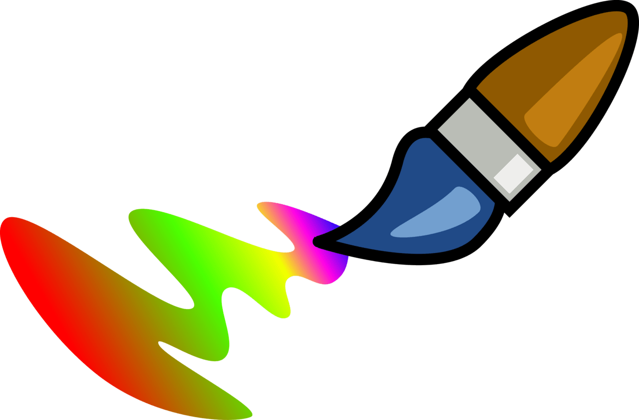 Color pen clipart colour paint brush cartoon large size image