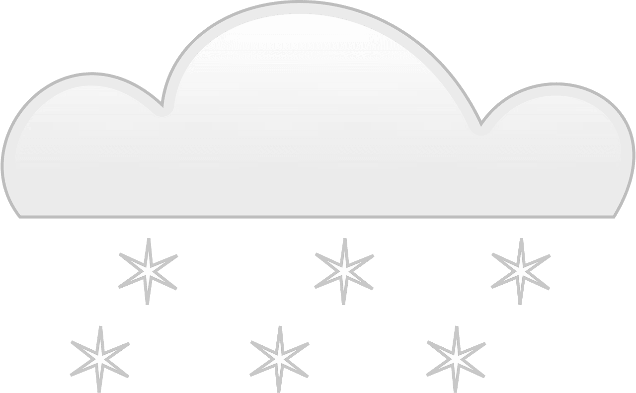 Snowfall snow vector clipart images