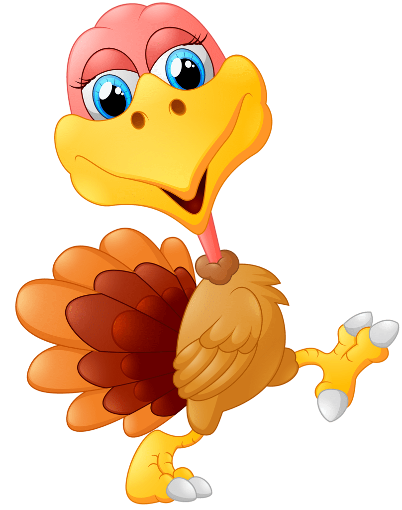 Cute turkey clipart picture