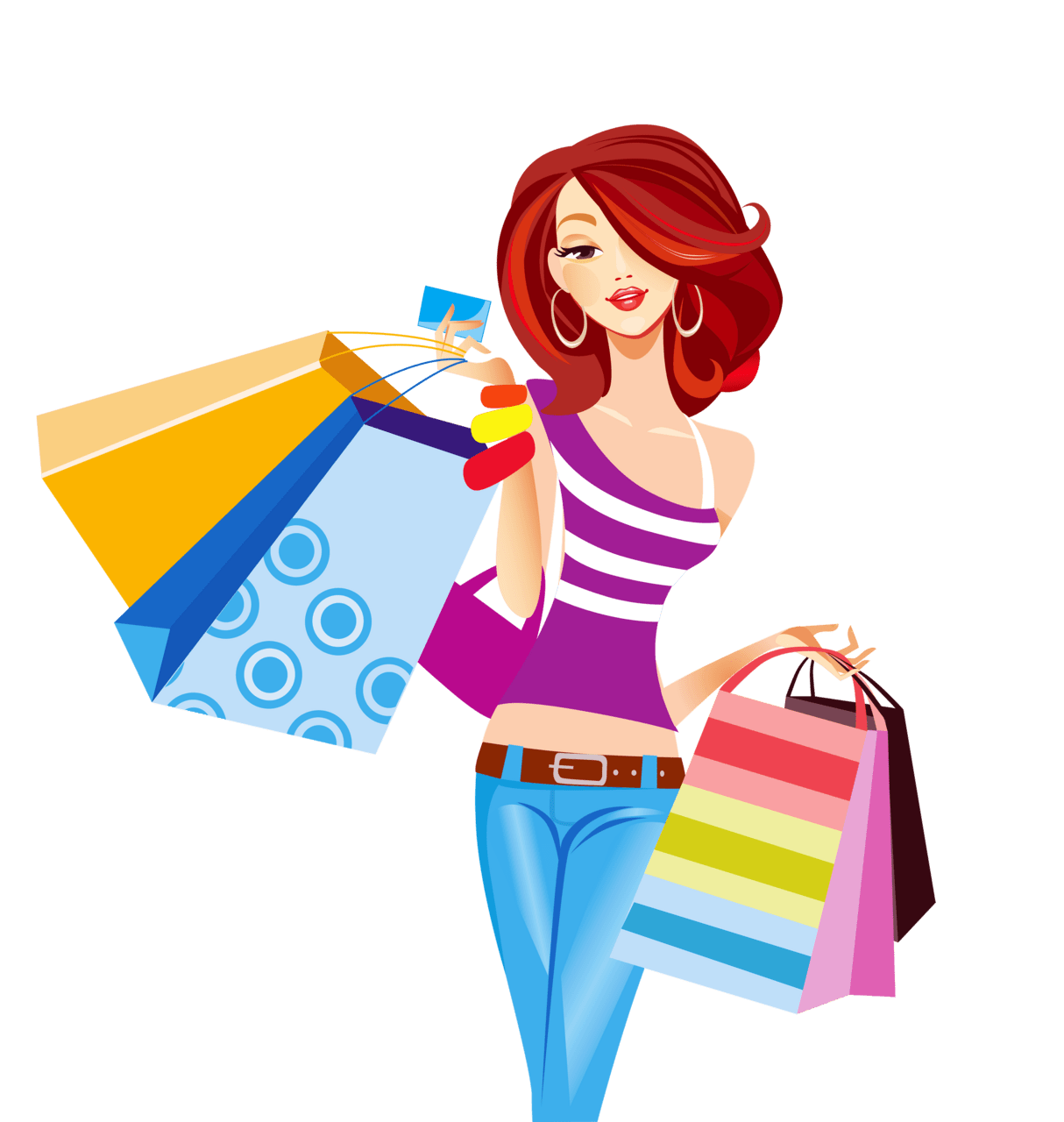 Shopping bag image clipart