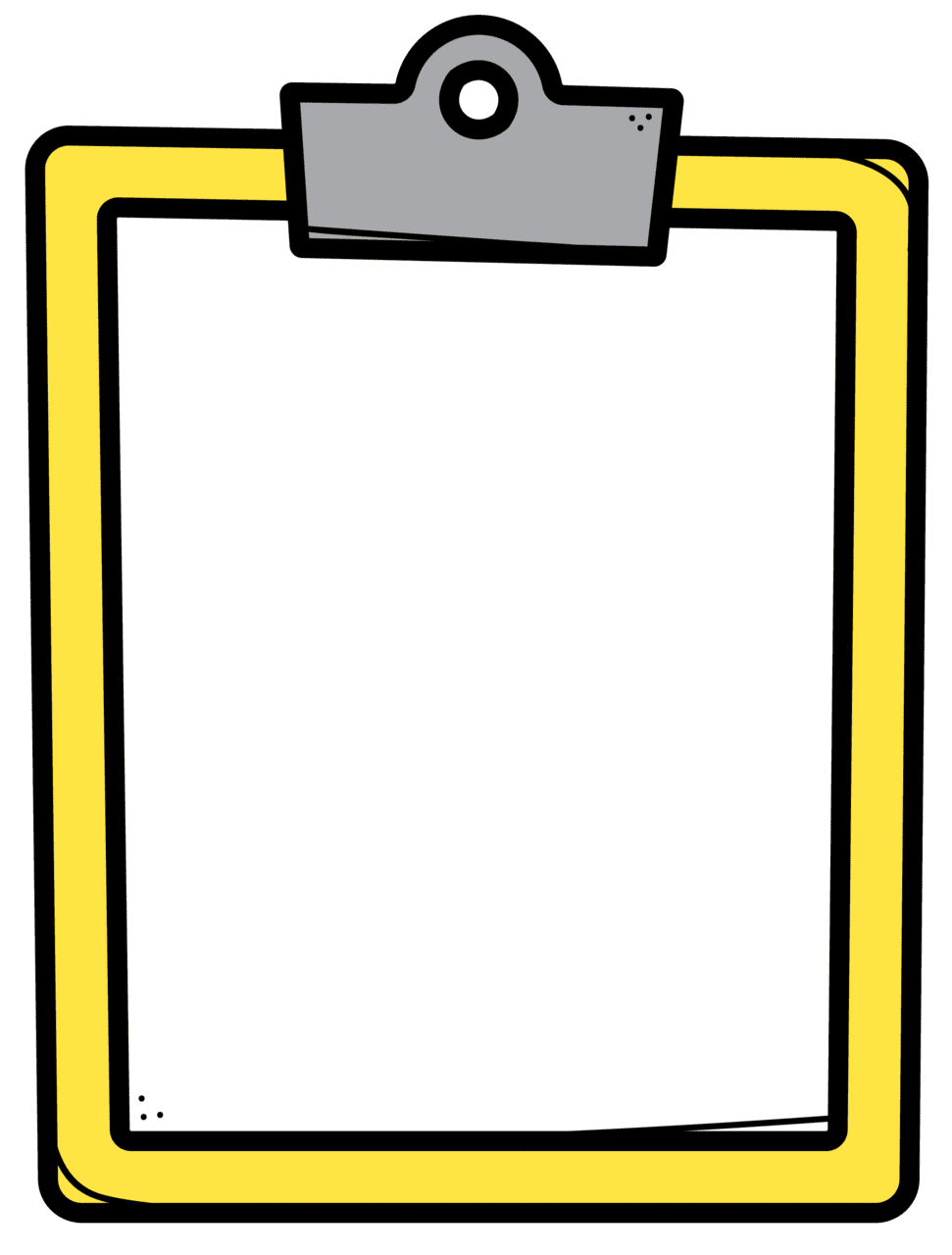 Clipboard pin page clipart background 2