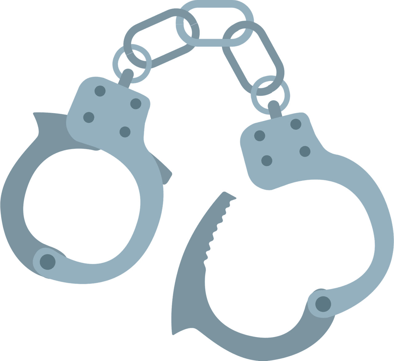 Handcuffs vector clipart images 4