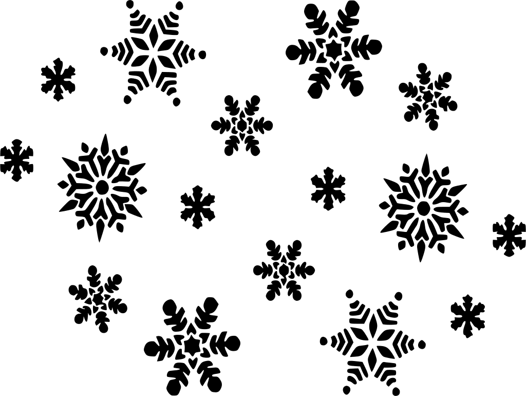 Snowfall pink snowflake clipart copos de nieve picture