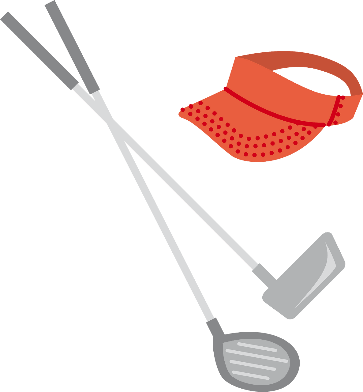 Golf club stuff vector clipart images