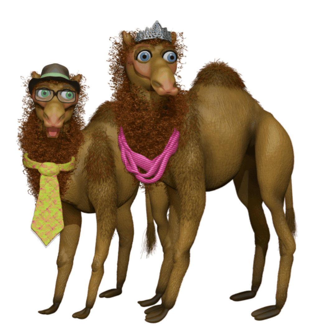 Chris the camel adobe character animator digital clipart transparent