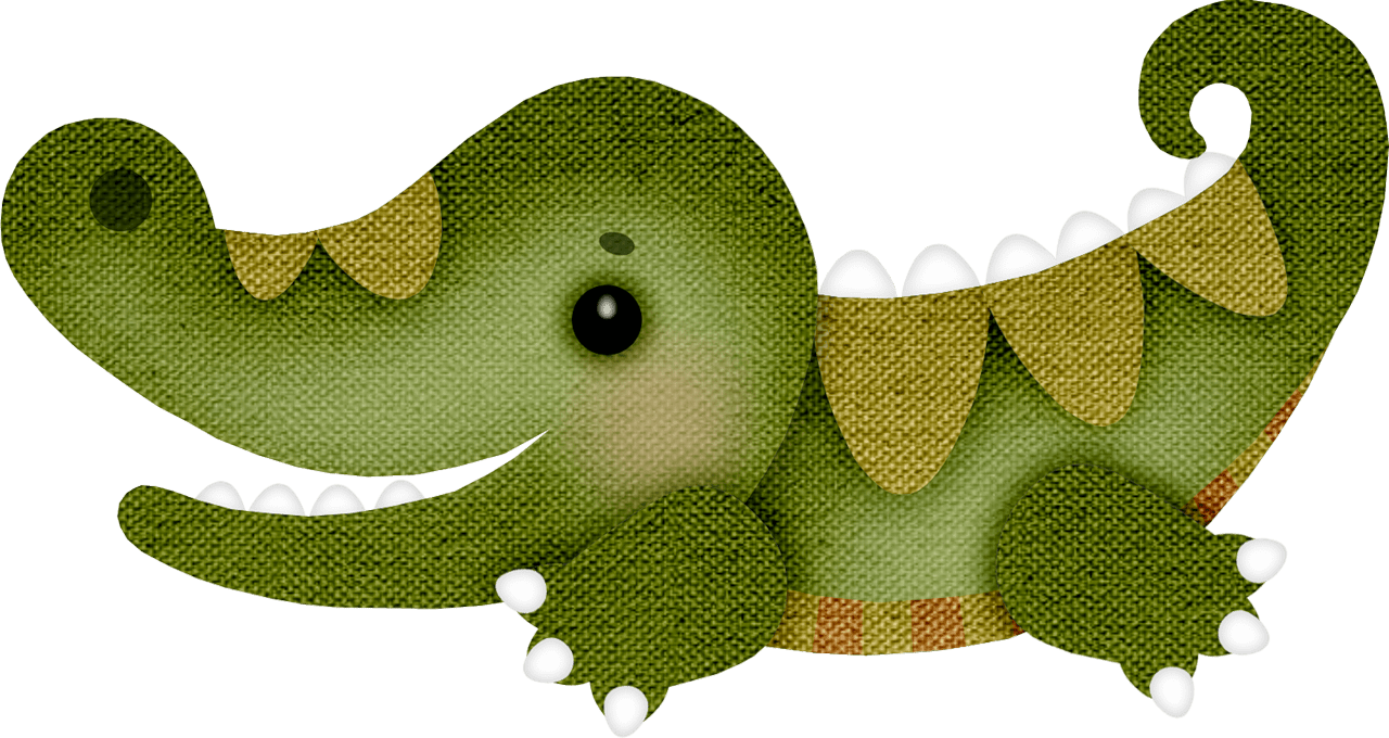 Crocodile de tela clipart clip art