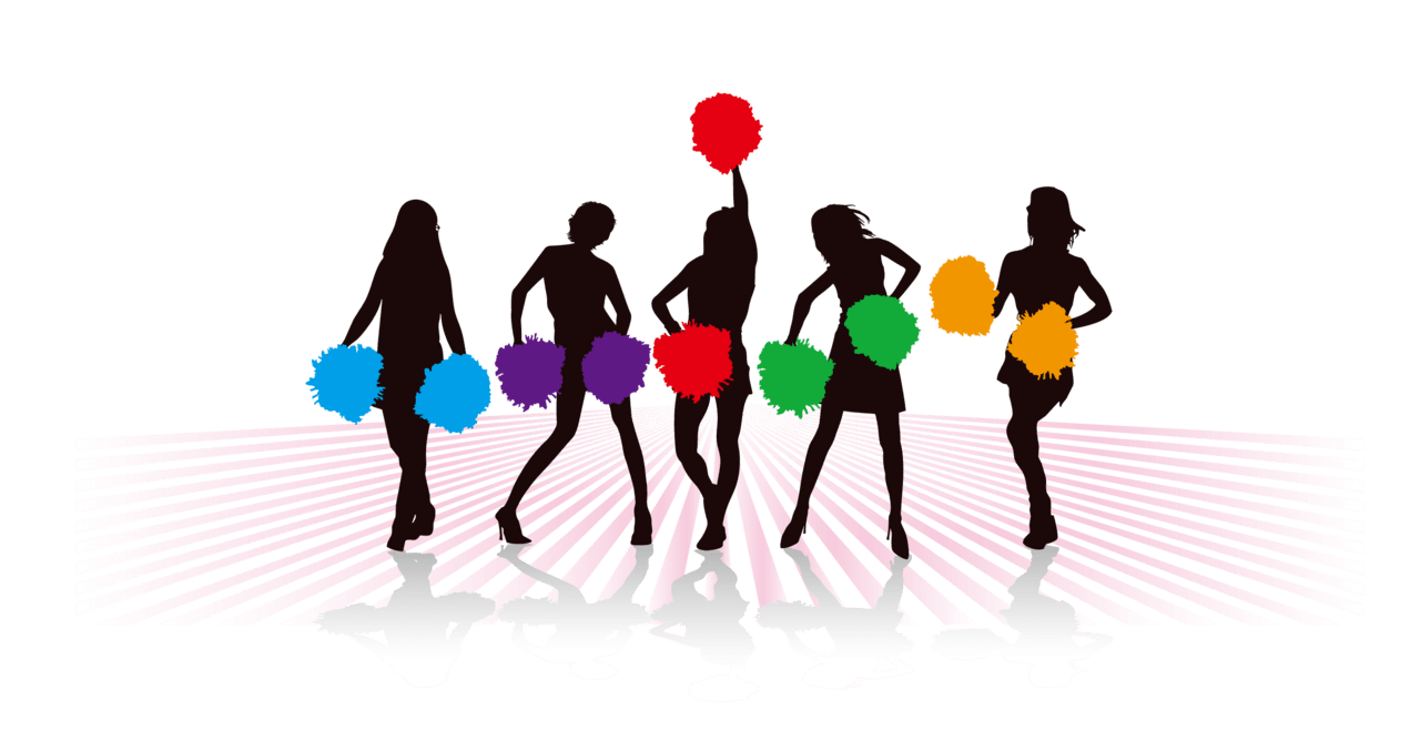 Cheerleader cheerleading cartoon pom clipart clip art