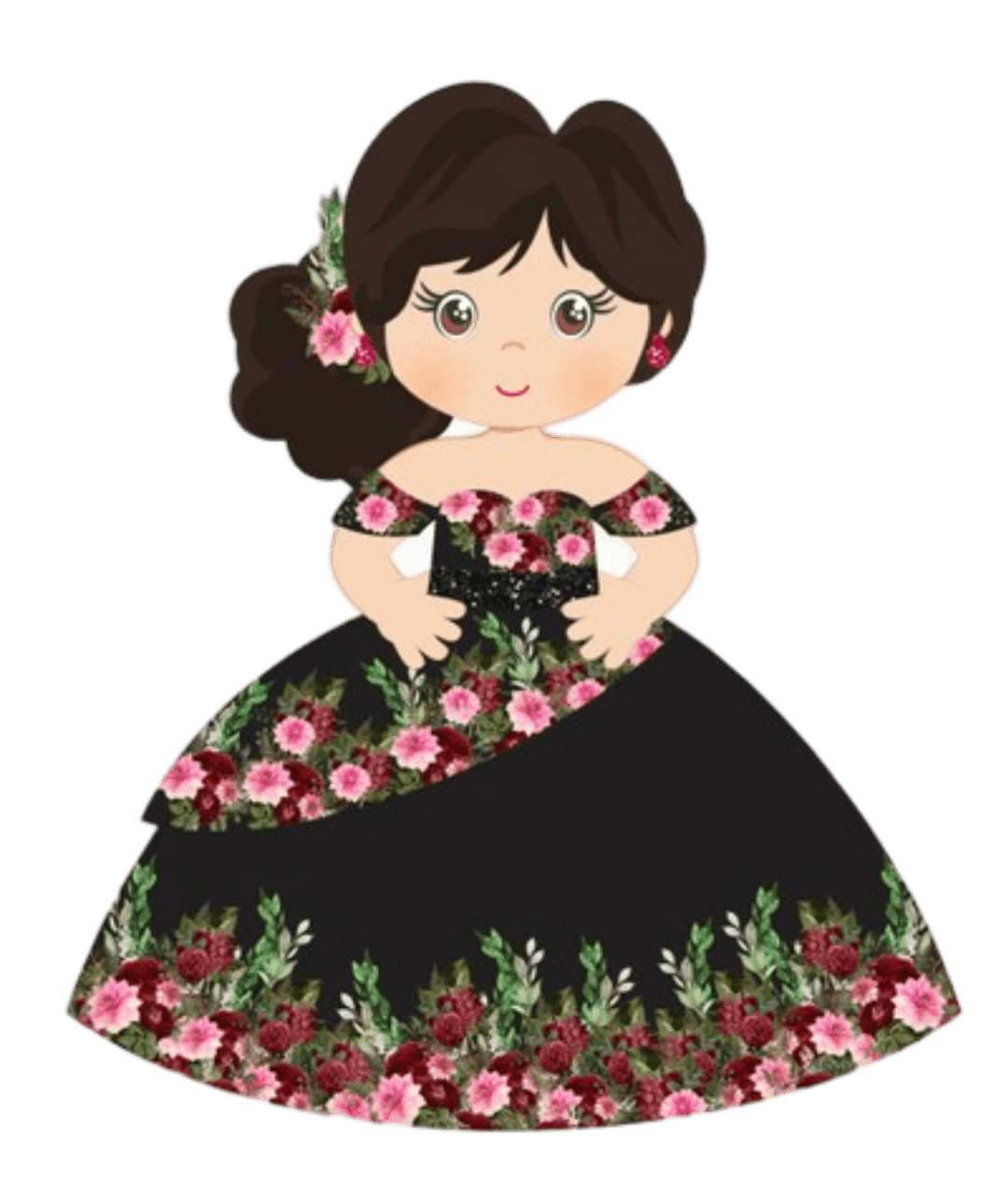 Dress pin page clipart free 3