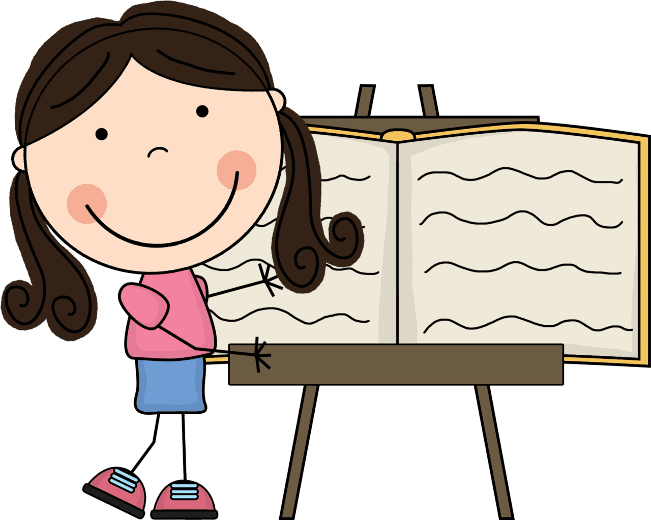 Kids presentation clipart picture
