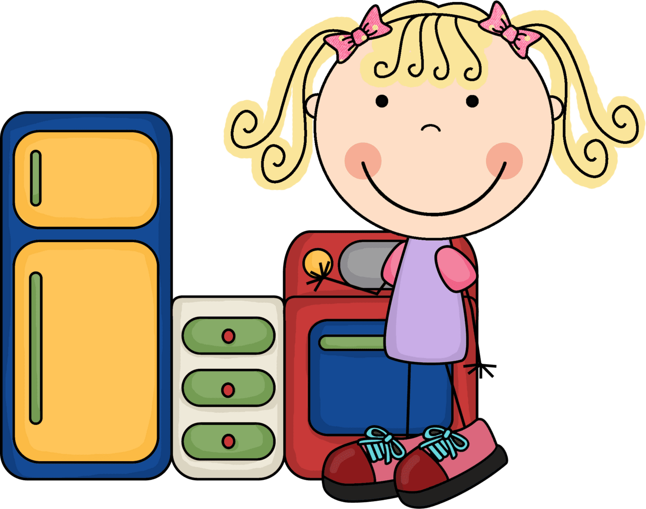 Preschool scrappin doodles clipart background