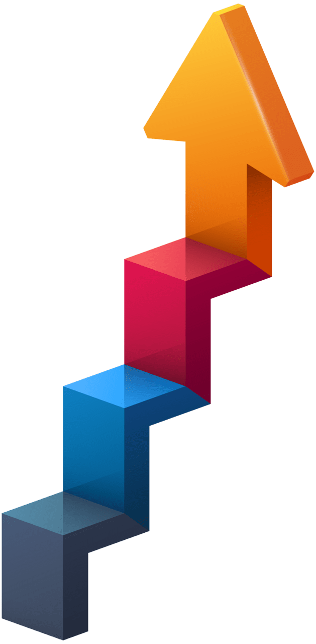 Goal stairs arrow ip art image clipart