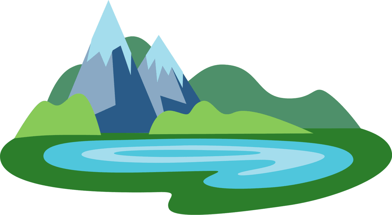 Lake vector clipart images 2