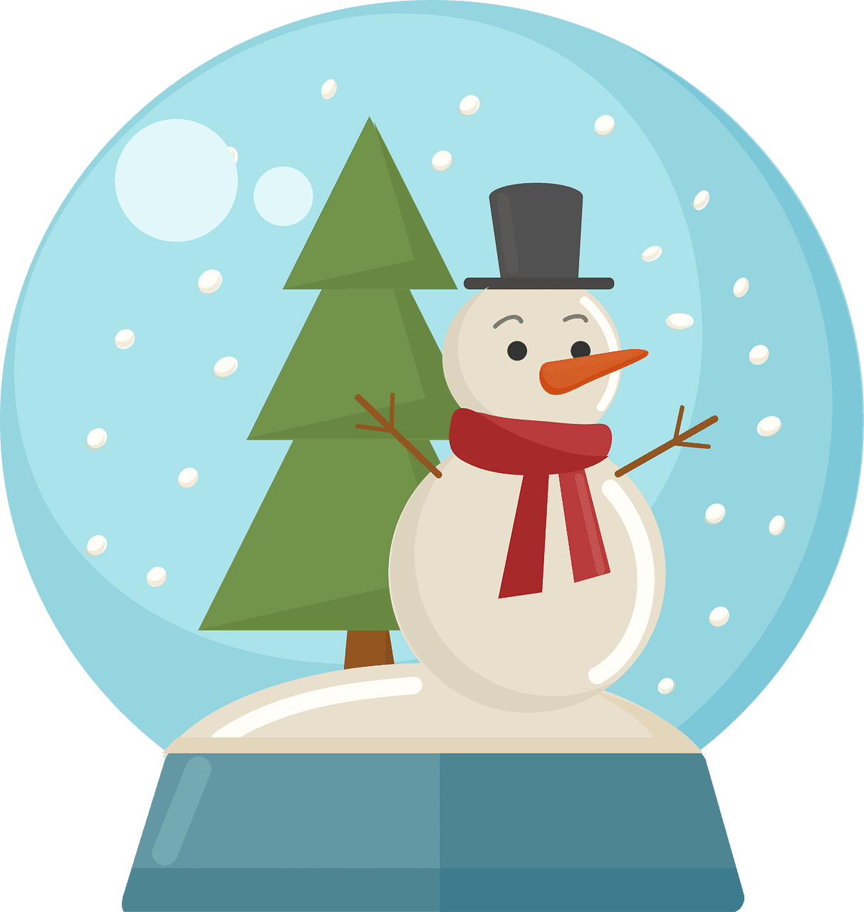 Snowfall clipart images 2