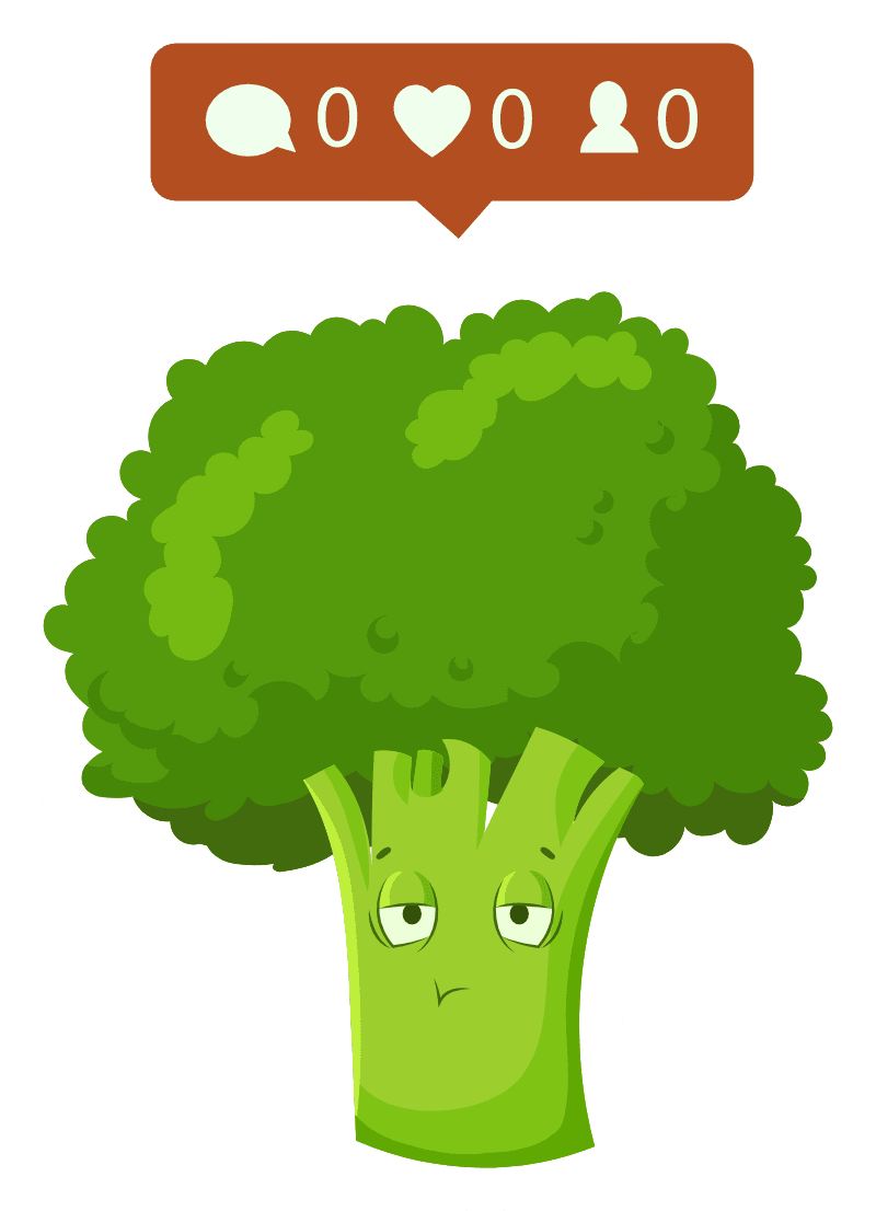 Nobody follows broccoli clipart free