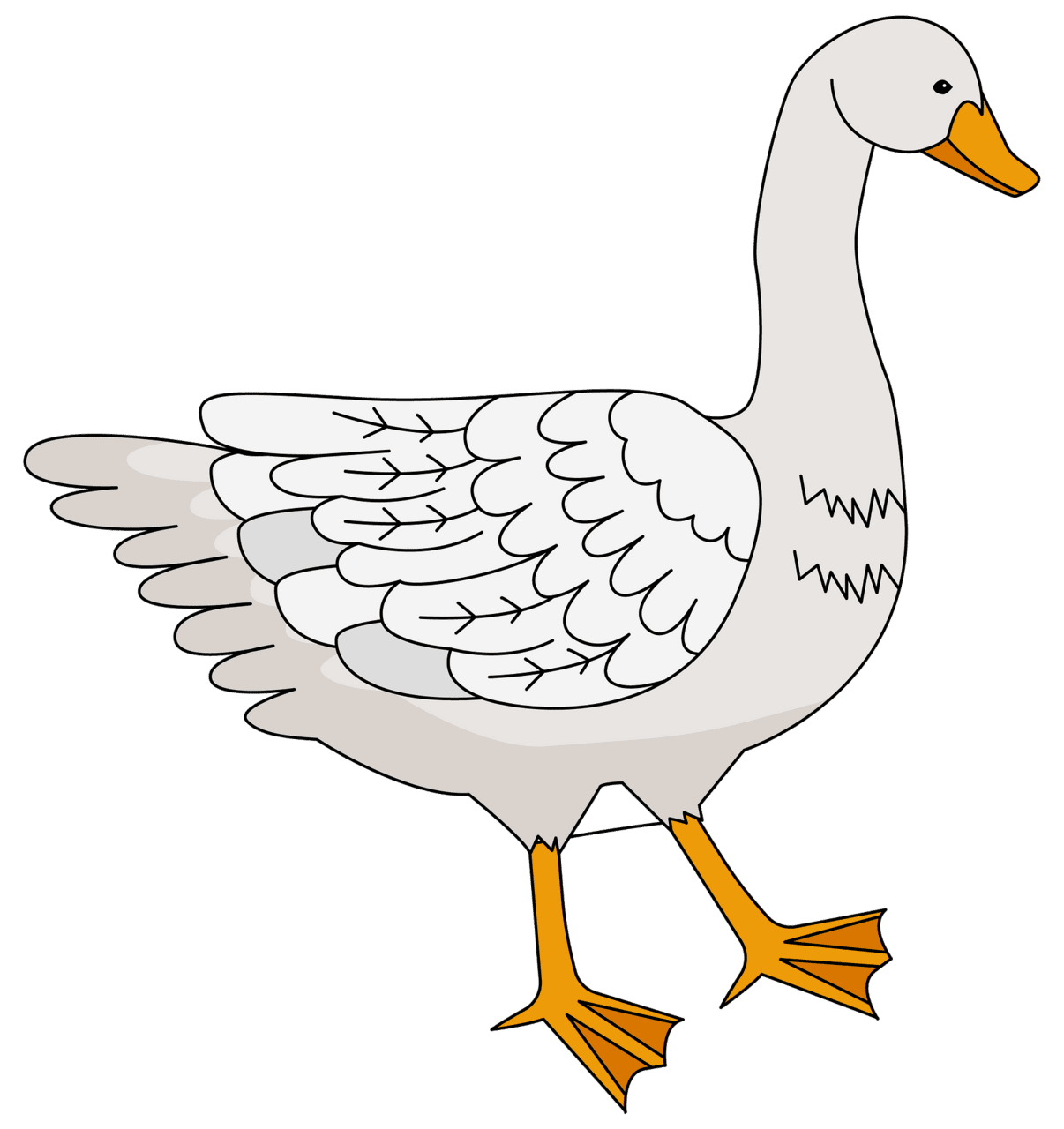 Goose vector clipart images 2