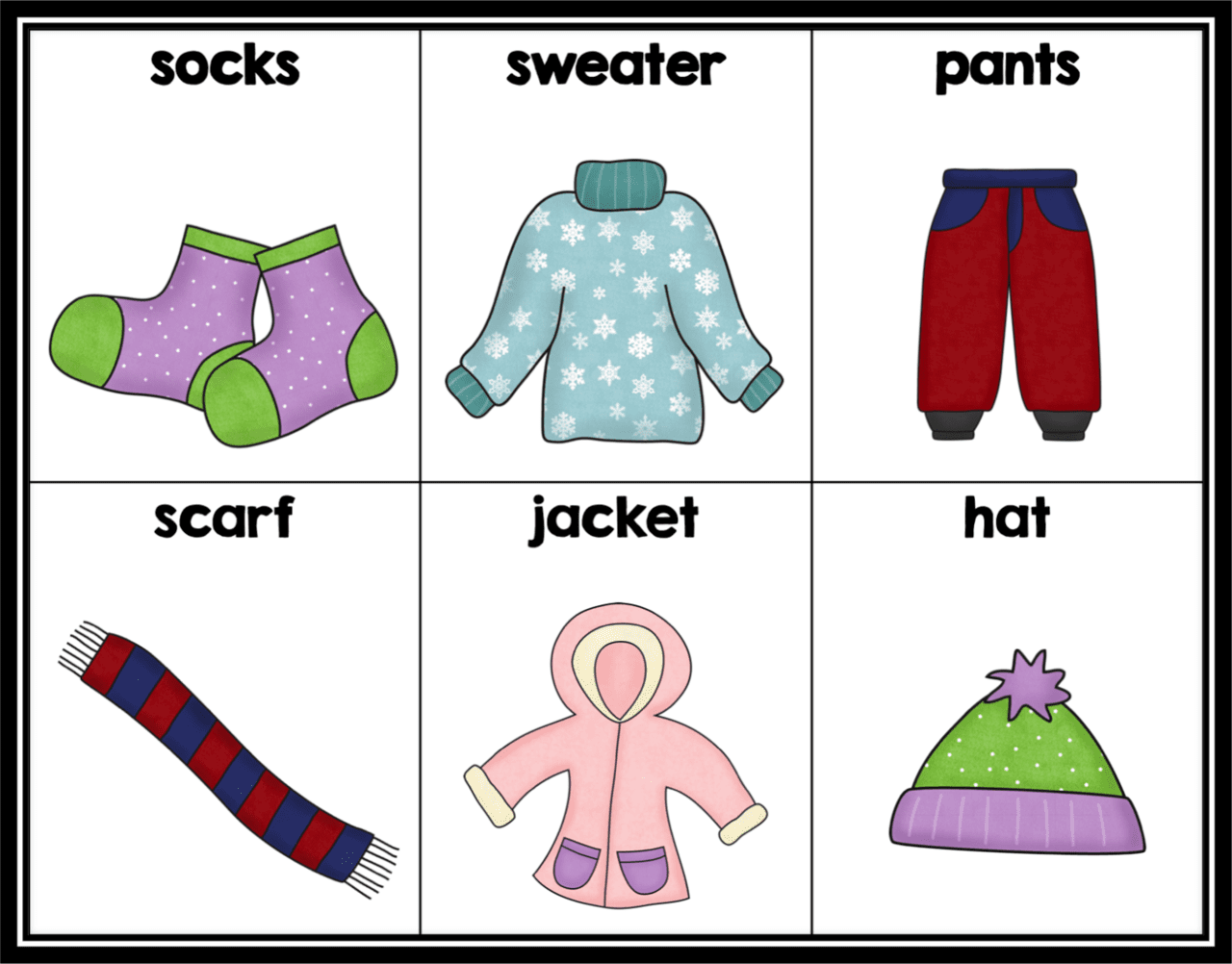Clothing january writing center clipart background