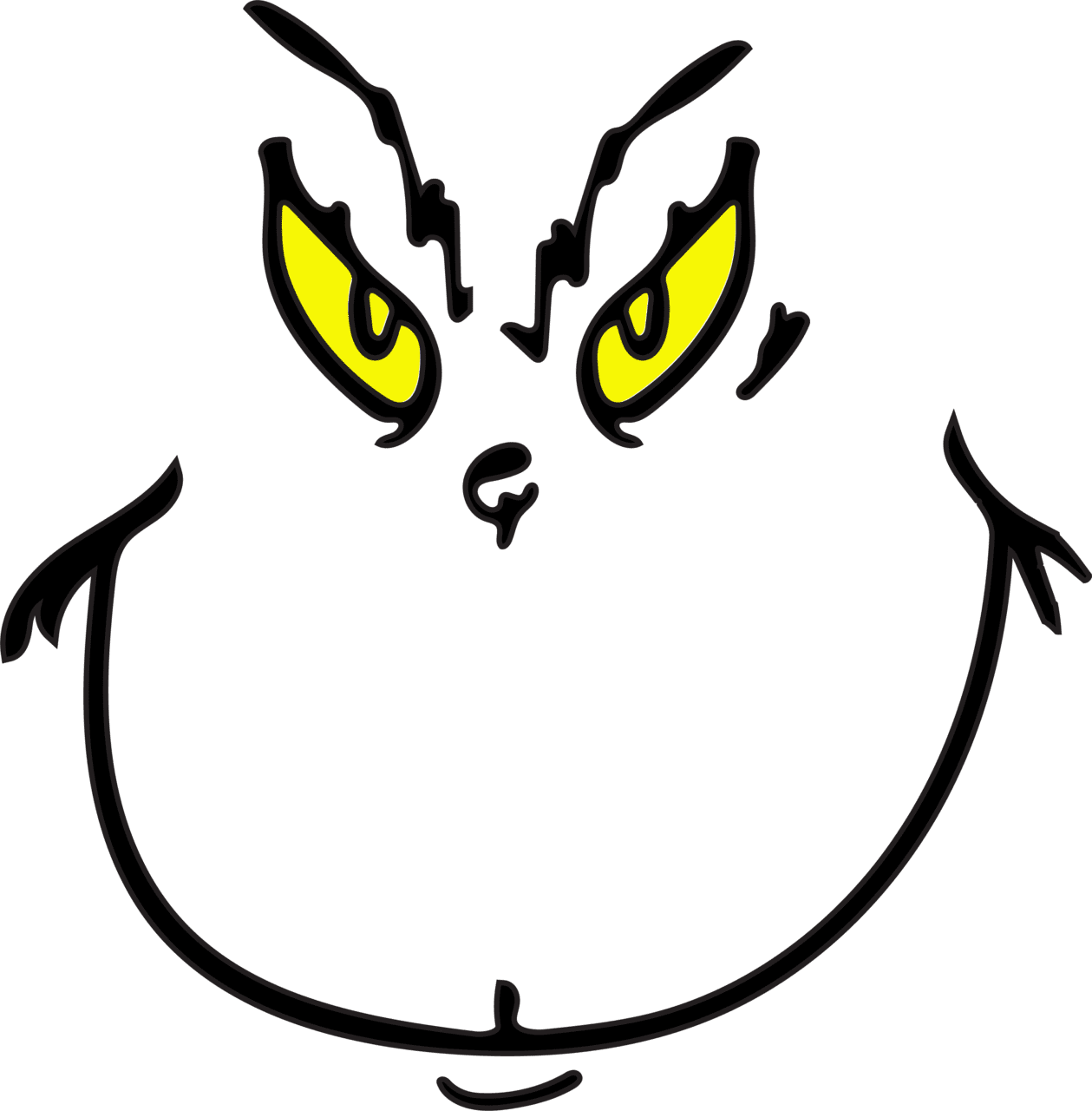 Cute ghost grinch decorations and using doll store supplies clipart image