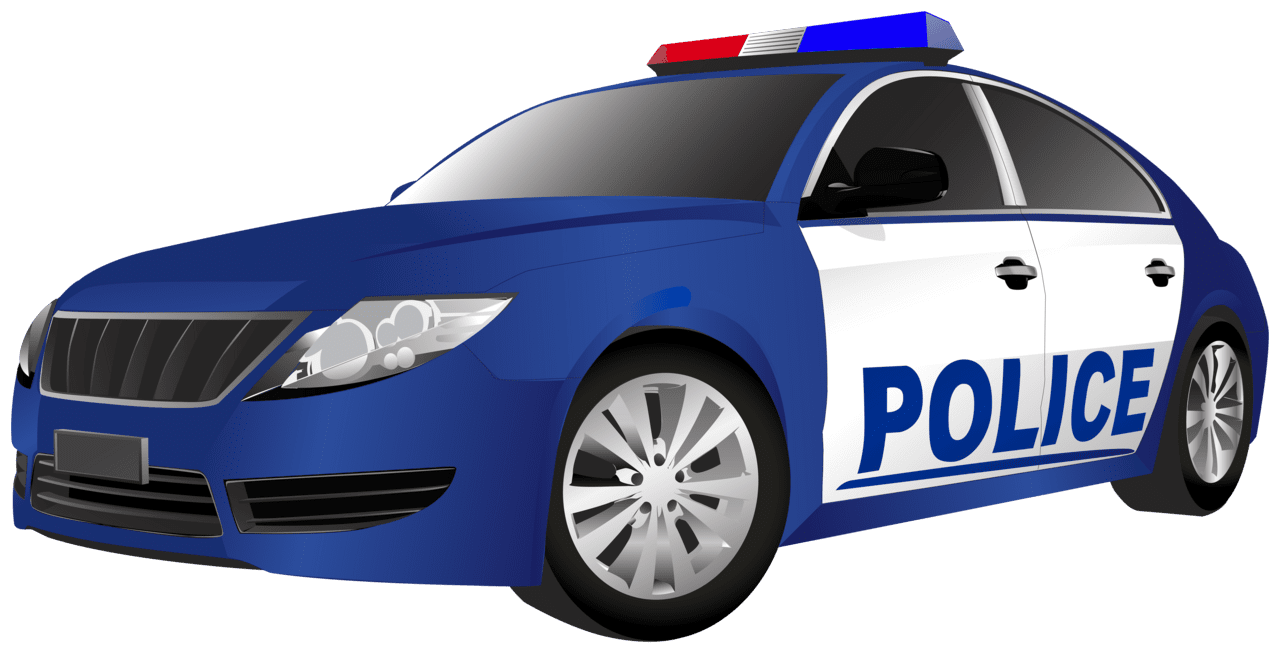 Cartoon police car images clipart