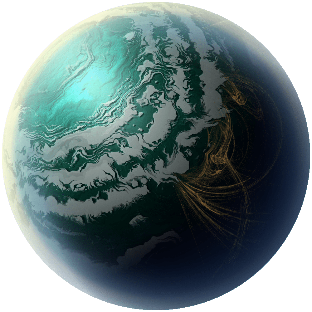 Space planet background clipart