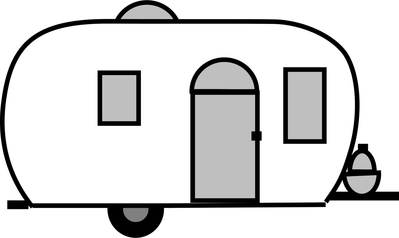Camper globetrotter vector clipart images