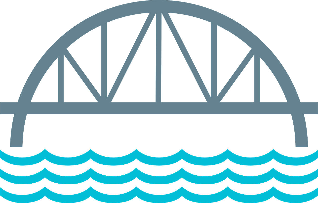 Bridge vector clipart images 4