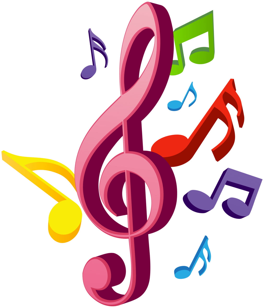 Arts music notes clipart transparent