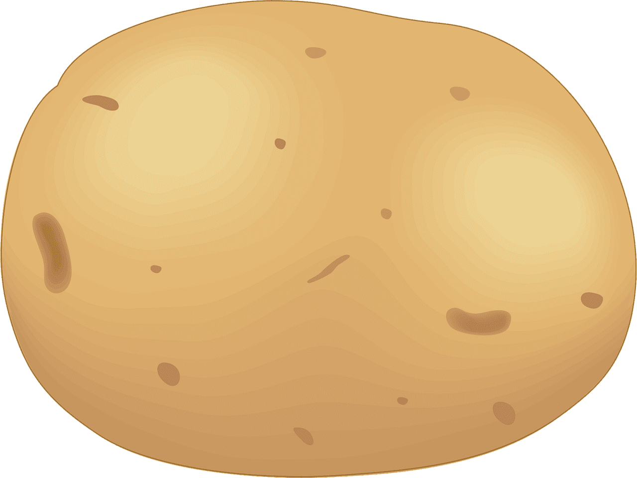 Potato vector clipart images 2