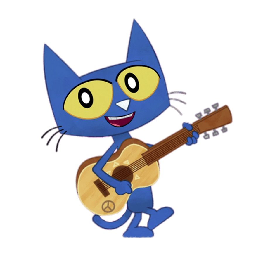 Check out this pete the cat singing song image clipart