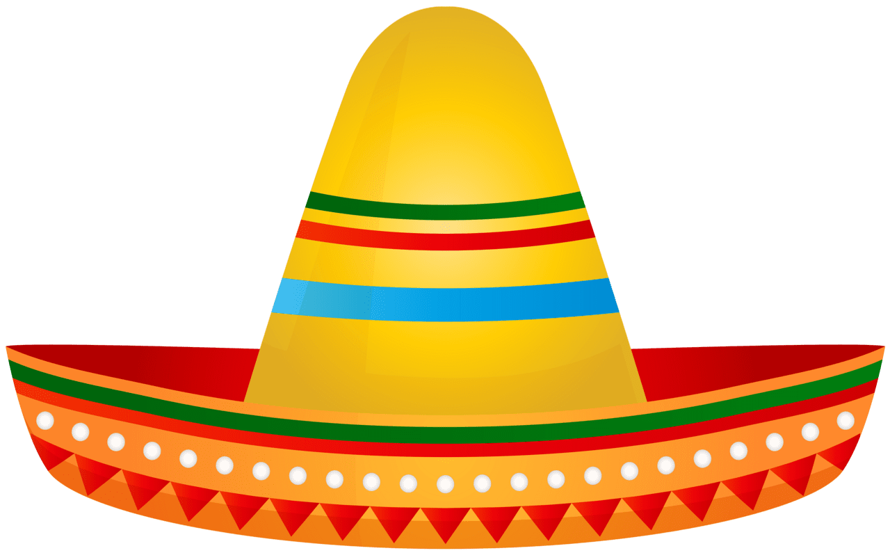Sombrero mexican hat design clipart logo