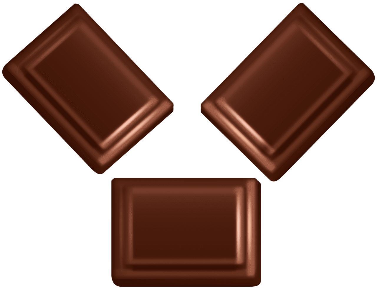 Chocolate blocks clipart high quality images and