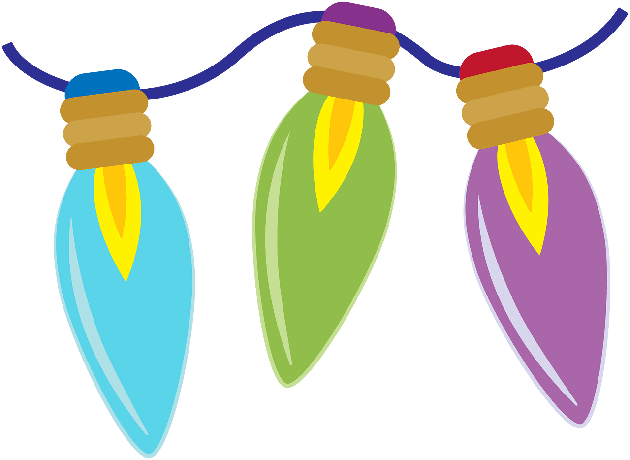 Christmas light bulb vector clipart images