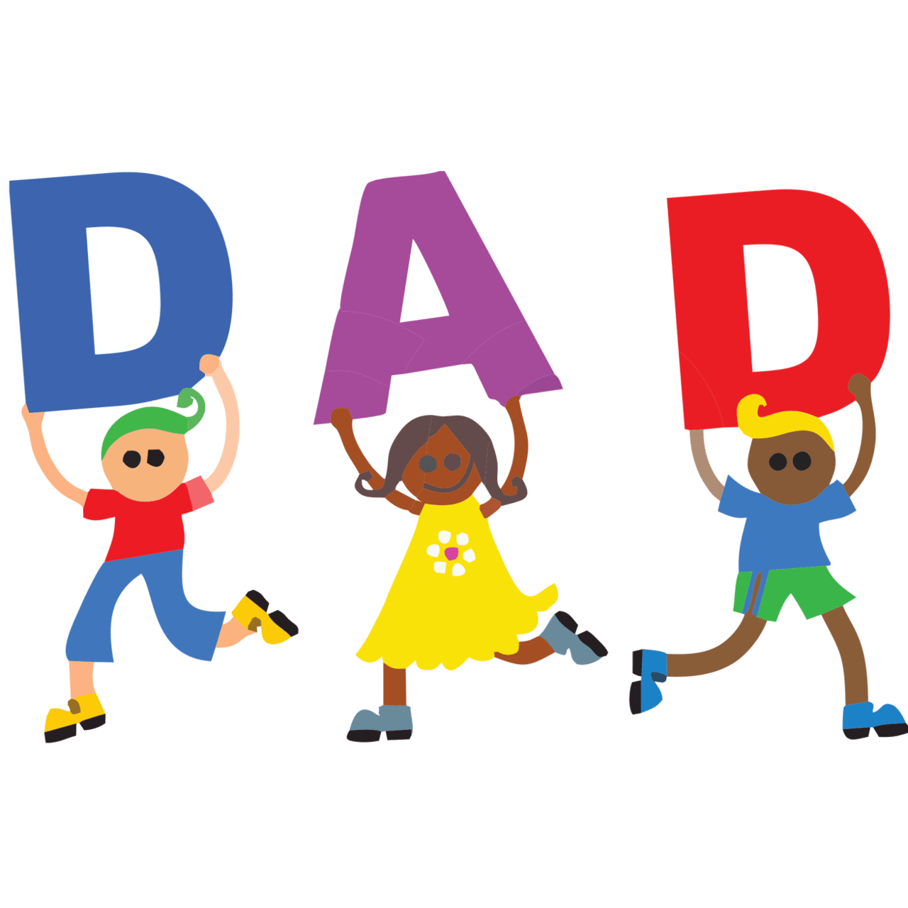 Happy fathers day use these vector clipart background